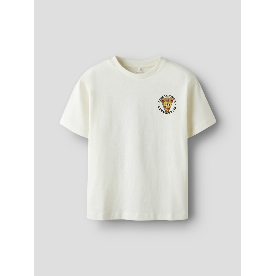 Name It - T-shirt - Kurt - Egret Luigis Pizza - Image 3