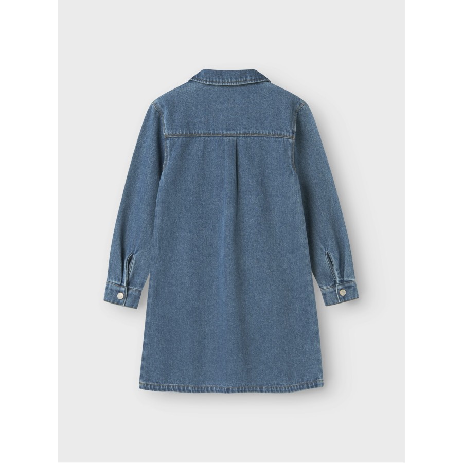 Name It - Denim Kjole - Astrid - Medium Blue Denim - Image 4