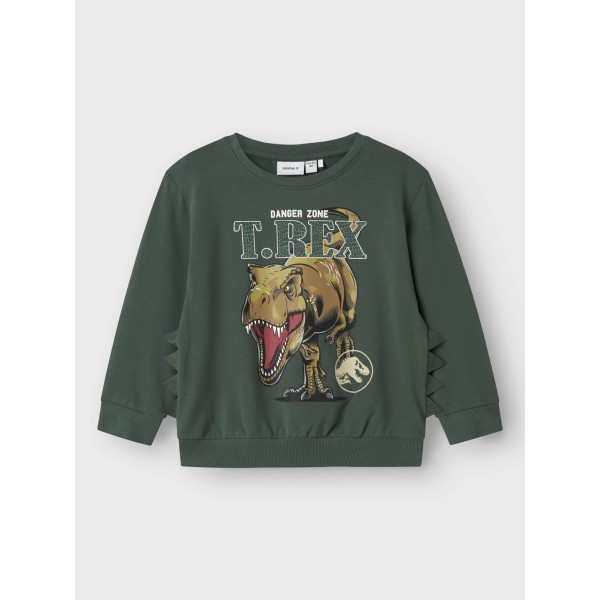 Name It - Sweatshirt - Jaba Jurassic - Garden Topiary