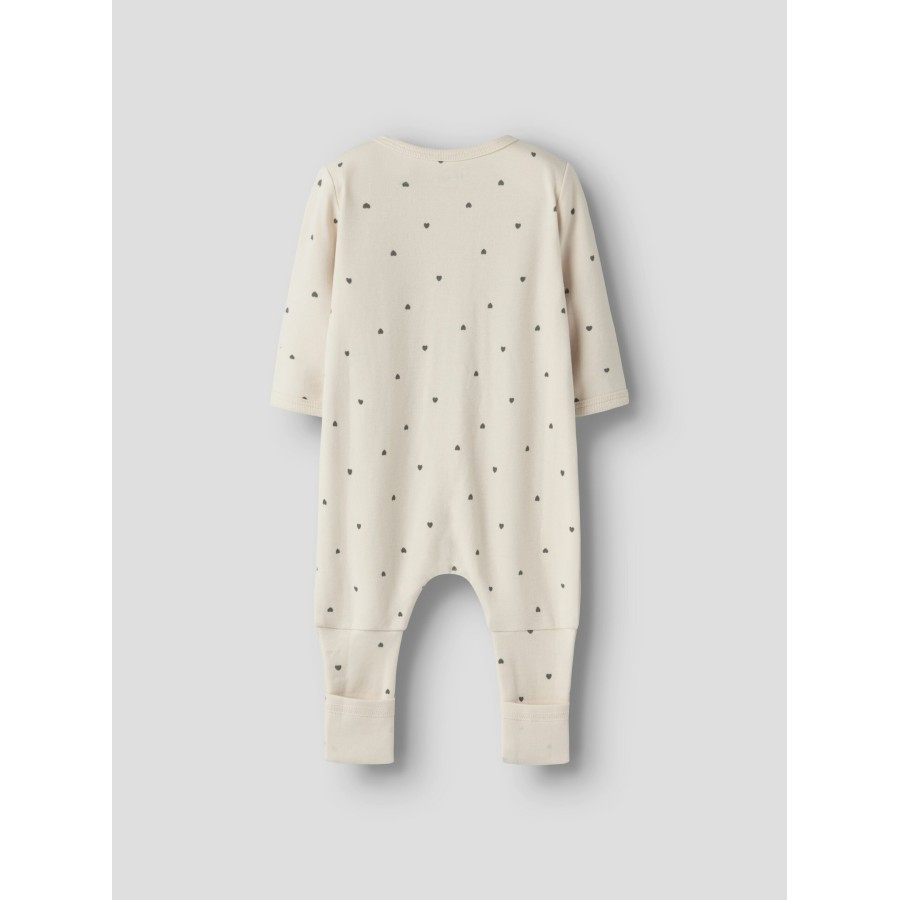 Name It – 2 pak – Natdragt m. foldbare fødder – Heart – Summer Sand Deauville Mauve - Image 3