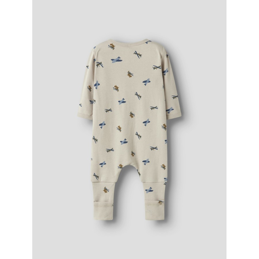 Name It – 2 pak – Natdragt m. foldbare fødder – Airplane – Peyote Tradewinds - Image 3