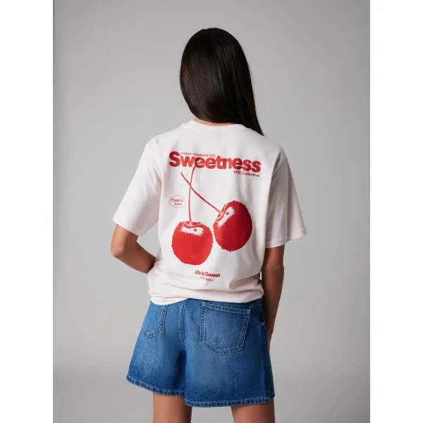 LMTD - T-shirt - Cherry - Crystal Pink