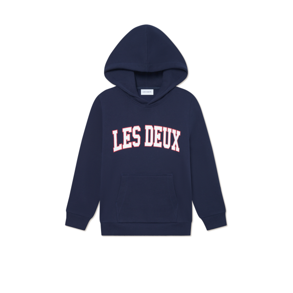 Les Deux - Hoodie - Aidan - Dark Navy