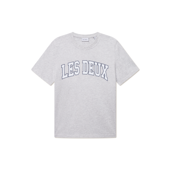 Les Deux – T-shirt – Aidan – Snow Melange