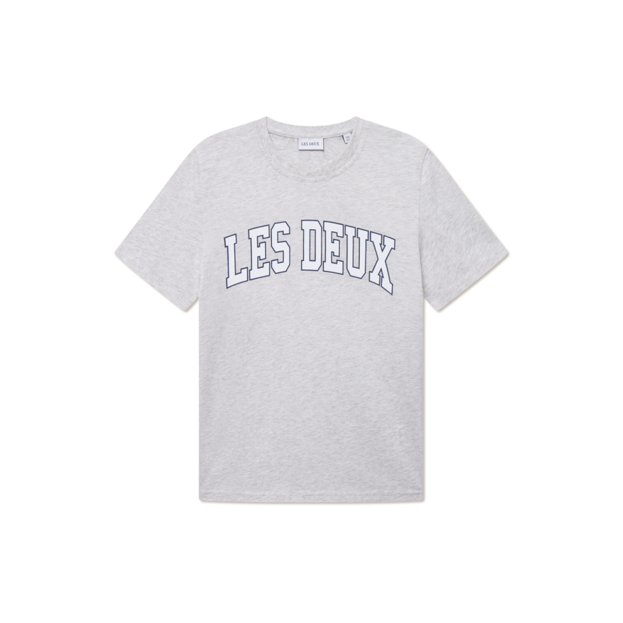 Les Deux – T-shirt – Aidan – Snow Melange