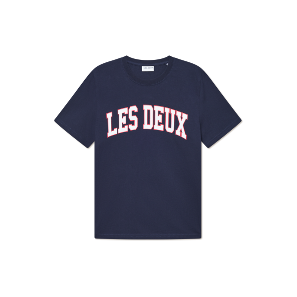 Les Deux - T-shirt - Aidan - Dark Navy