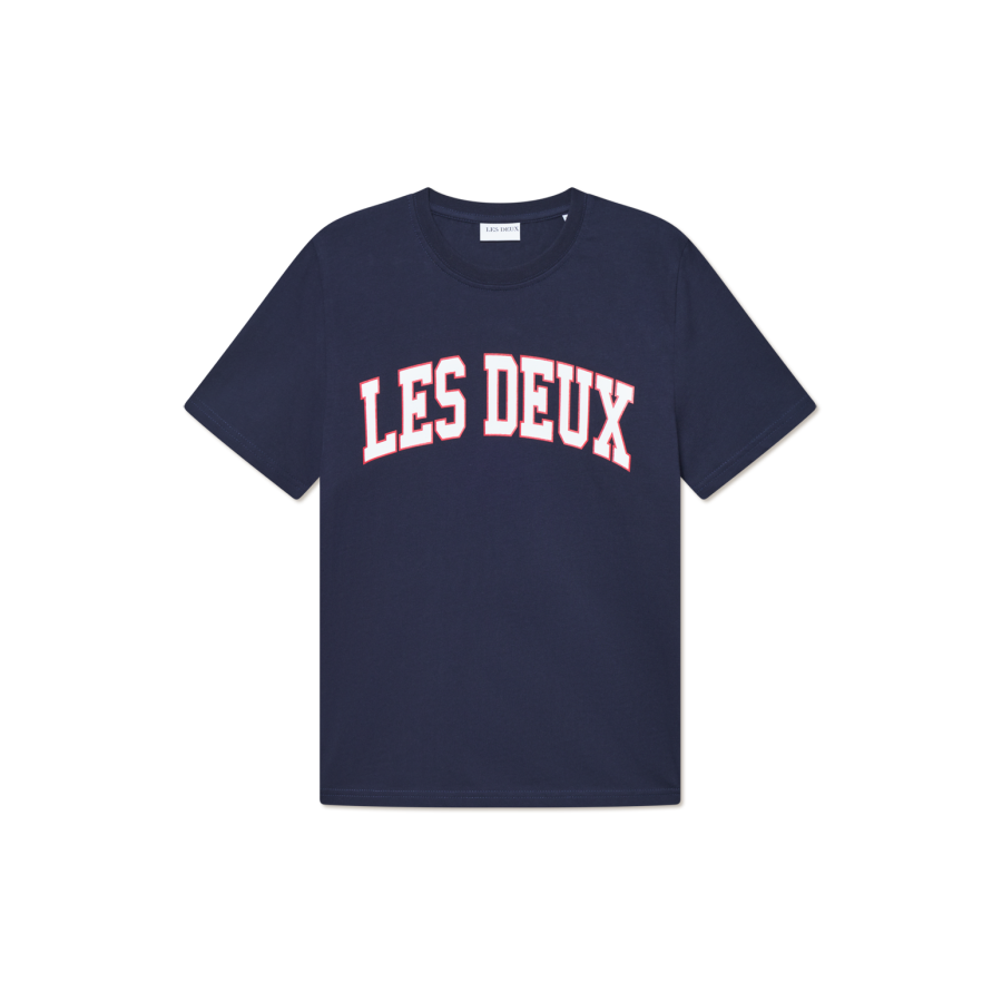 Les Deux - T-shirt - Aidan - Dark Navy