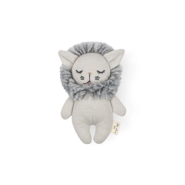 Konges Sløjd - Stof Rangle - Mini Lion - Grey