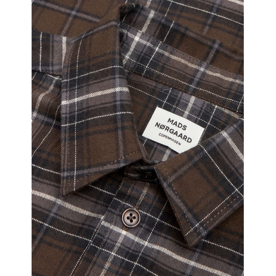 Mads Nørgaard - Skjorte - Flannel Svano - Demitasse Check - Billede 2