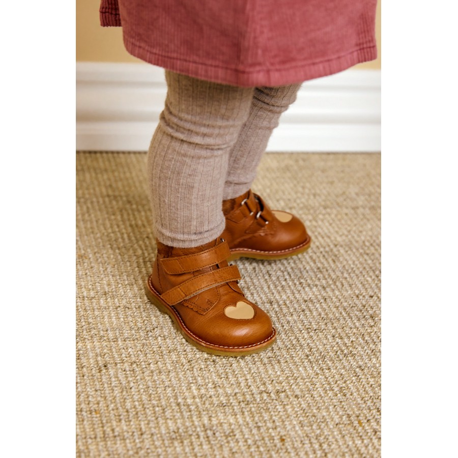 Angulus - Begyndersko - Heart - Cognac Oat - Billede 8