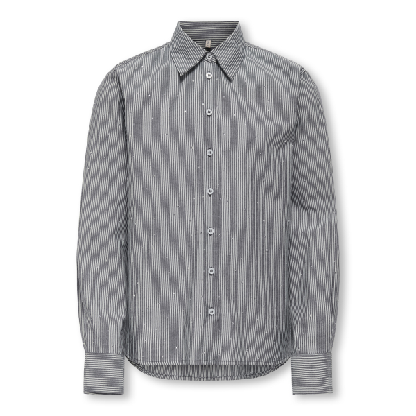 Kids Only - Skjorte - Siv Rhinestone - Bright White Naval Academy