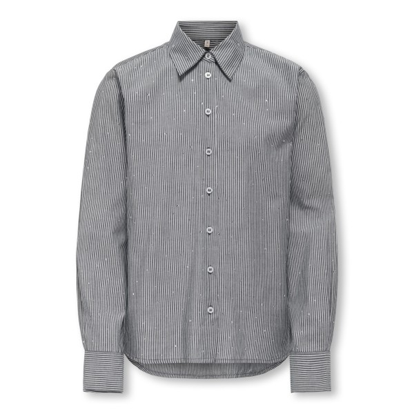 Kids Only - Skjorte - Siv Rhinestone - Bright White Naval Academy