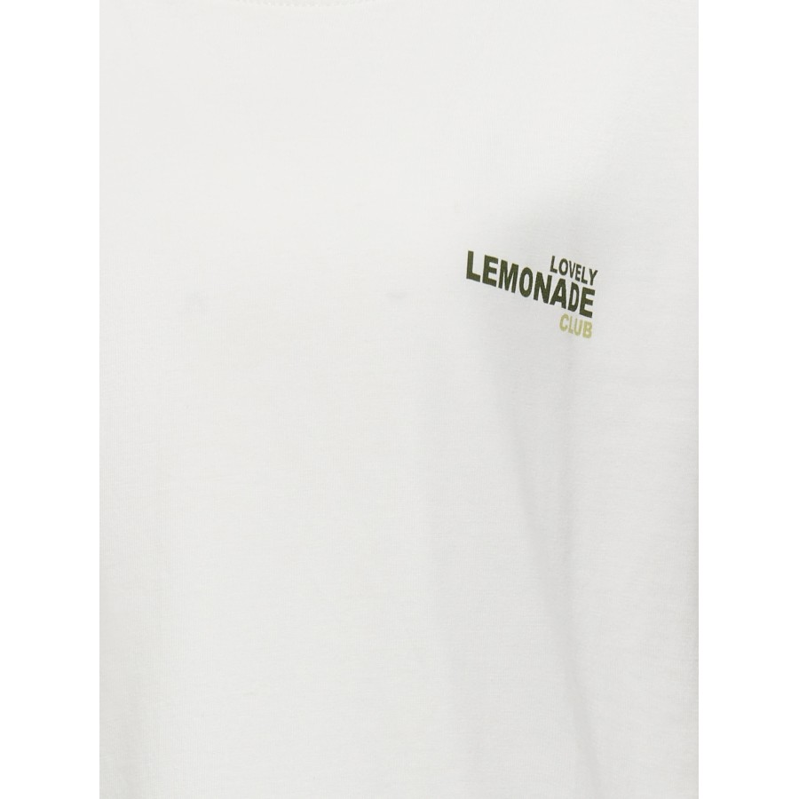 Kids Only - T-shirt - Helen Life - Cloud Dancer Lemonade - Billede 4