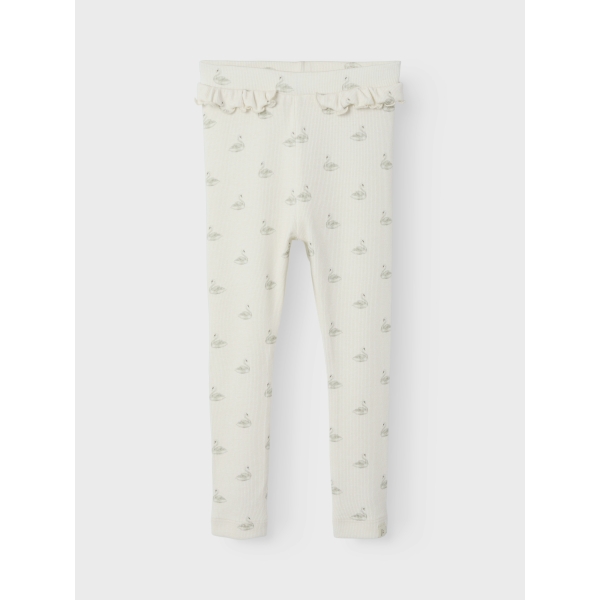 Lil' Atelier - Leggings - Gavo Eko - Pastel Parchmen Swan