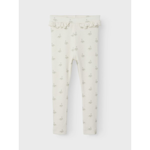 Lil' Atelier - Leggings - Gavo Eko - Pastel Parchmen Swan