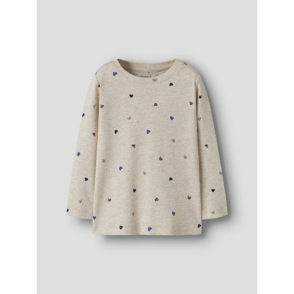Name It - Bluse - Nutti - Peyote Melange Hearts