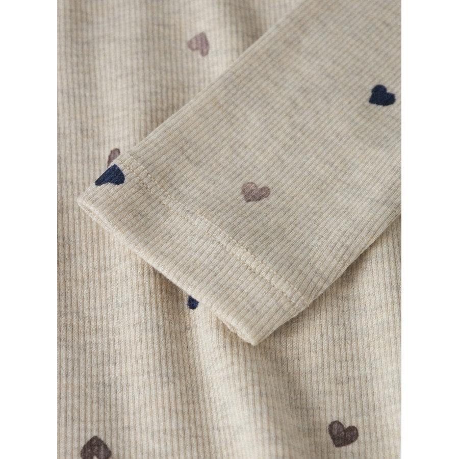 Name It - Bluse - Nutti - Peyote Melange Hearts - Billede 3