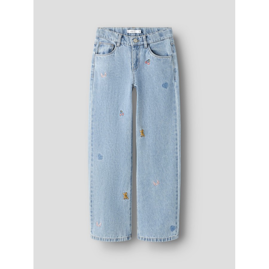 Name It - Jeans - Rose - Light Blue Denim EMB 4999 - Billede 6