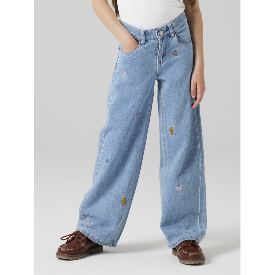 Name It - Jeans - Rose - Light Blue Denim EMB 4999