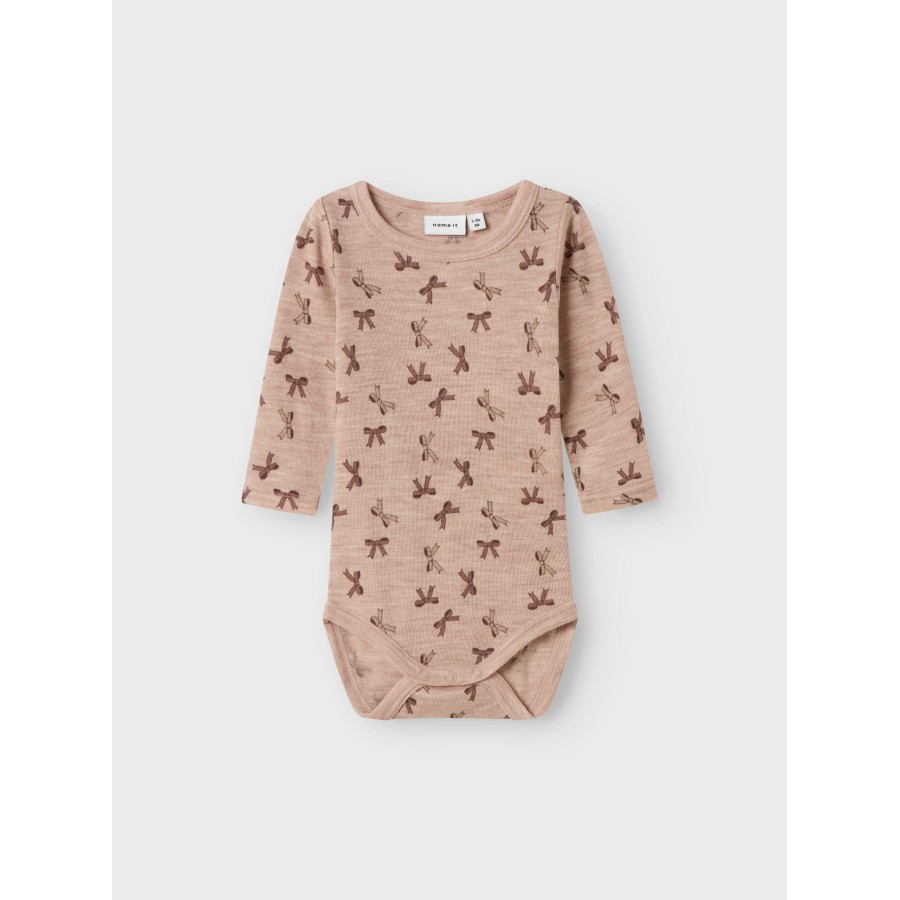 Name It - Body - Uld - Wang - Shadow Gray Bows - Billede 4