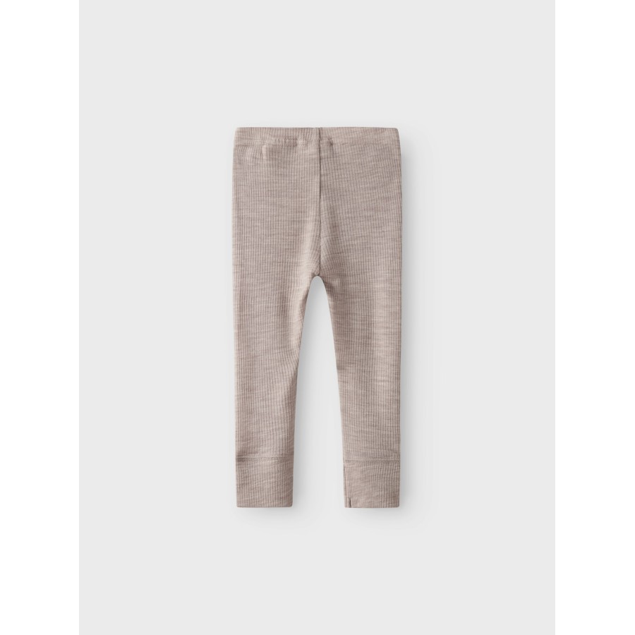 Name It - Leggings - Uld - Wax - Shadow Gray - Billede 3