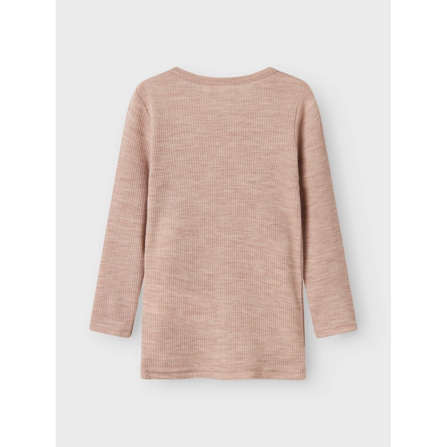 Name It - Bluse - Uld - Wax - Shadow Gray - Billede 3