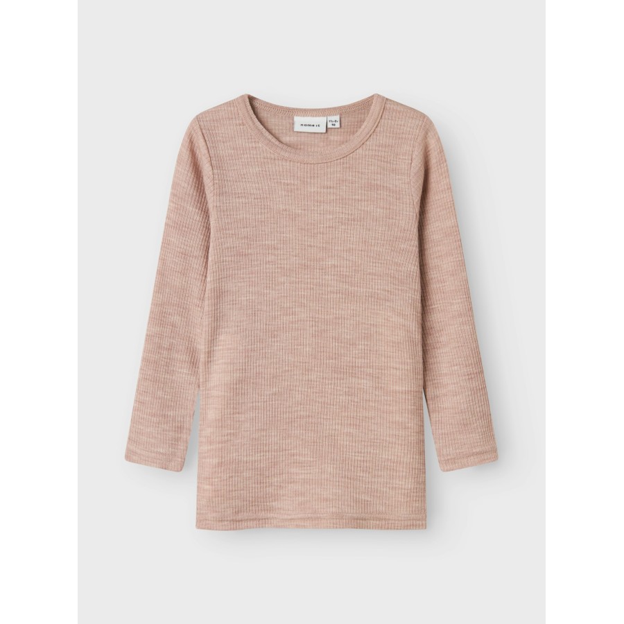 Name It - Bluse - Uld - Wax - Shadow Gray - Billede 4