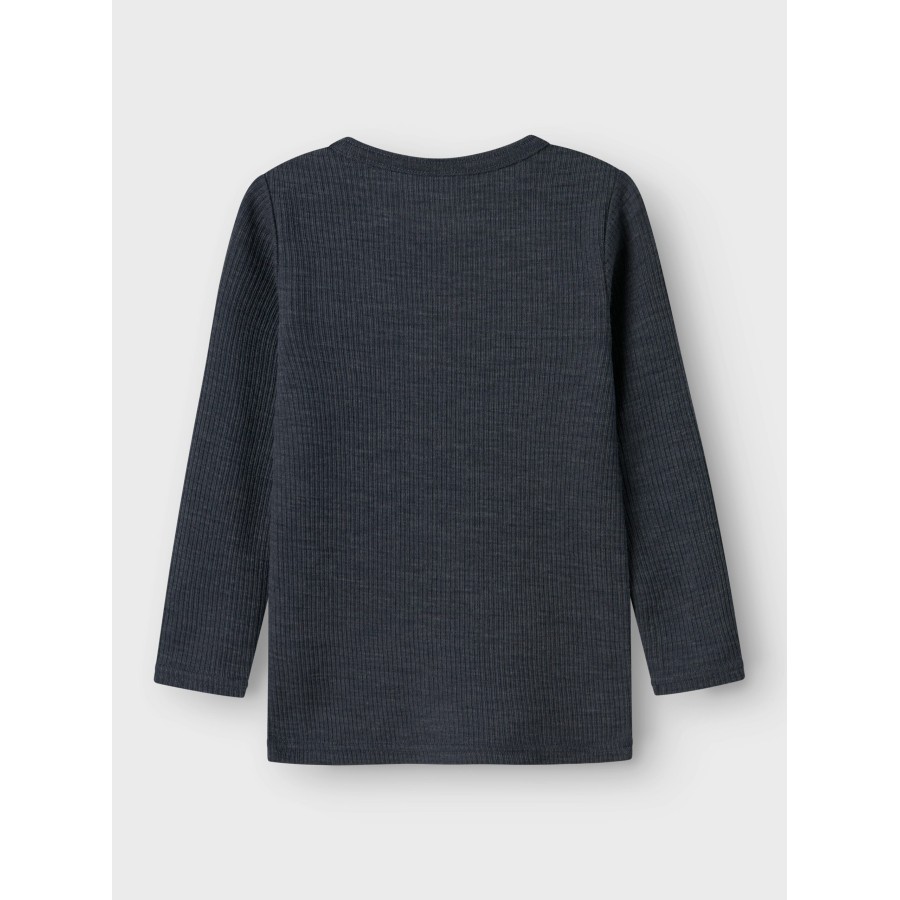 Name It - Bluse - Uld - Wax - Ombre Blue - Billede 4