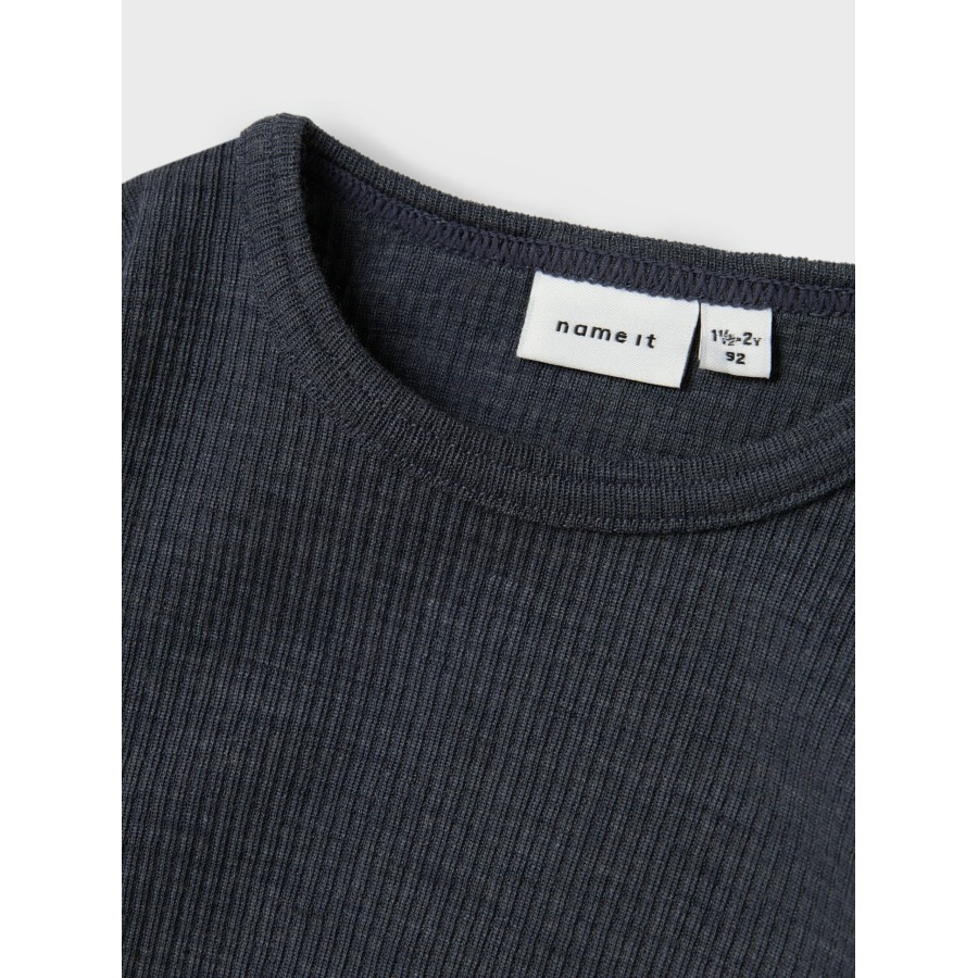 Name It - Bluse - Uld - Wax - Ombre Blue - Billede 3