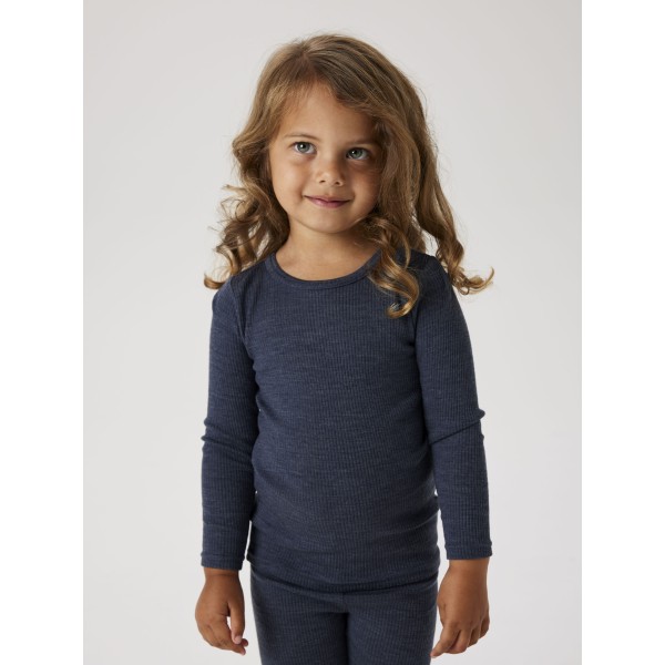Name It - Bluse - Uld - Wax - Ombre Blue