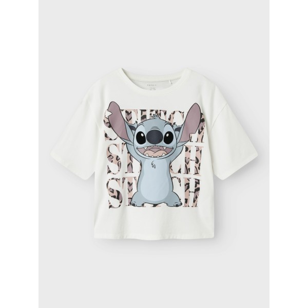 Name It - T-shirt - Jixi Stitch - Bright White