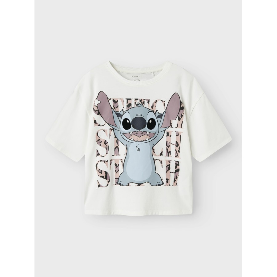 Name It - T-shirt - Jixi Stitch - Bright White