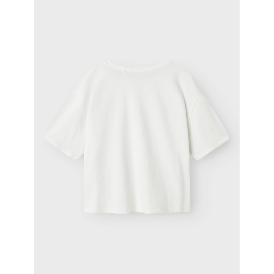 Name It - T-shirt - Jixi Stitch - Bright White - Billede 2