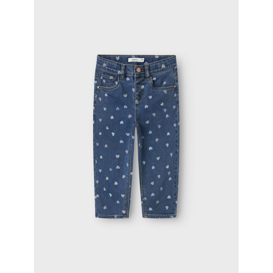 Name it – Jeans – Bella – Denim Blue Hearts - Image 4