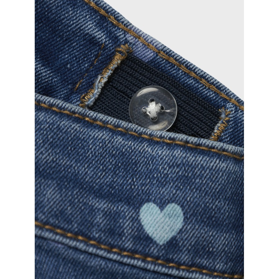 Name it – Jeans – Bella – Denim Blue Hearts - Image 3