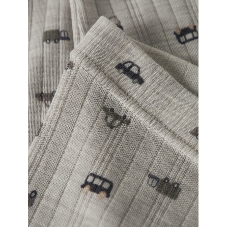 Name It - Leggings - Uld - Wang Nacreous Cloud Small Cars - Billede 3