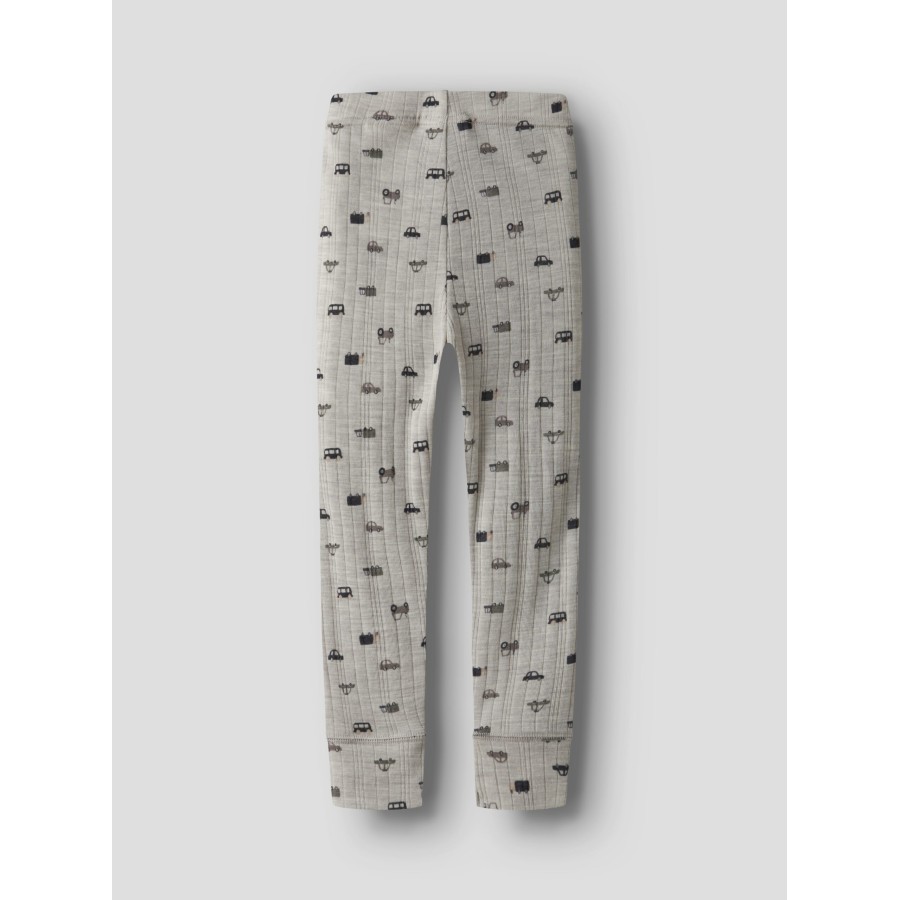 Name It - Leggings - Uld - Wang Nacreous Cloud Small Cars - Billede 2