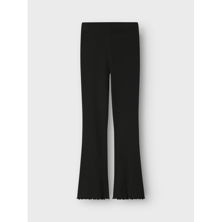 Name It - Bootcut Leggings - Rib - Nakal - Black - Billede 4