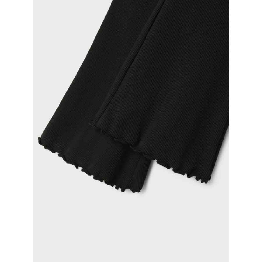 Name It - Bootcut Leggings - Rib - Nakal - Black - Billede 3