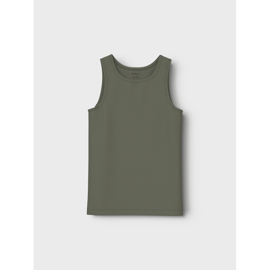 Name It – Undertrøje – 2-pak – Tea Leaf Dark Grey Melange - Image 3