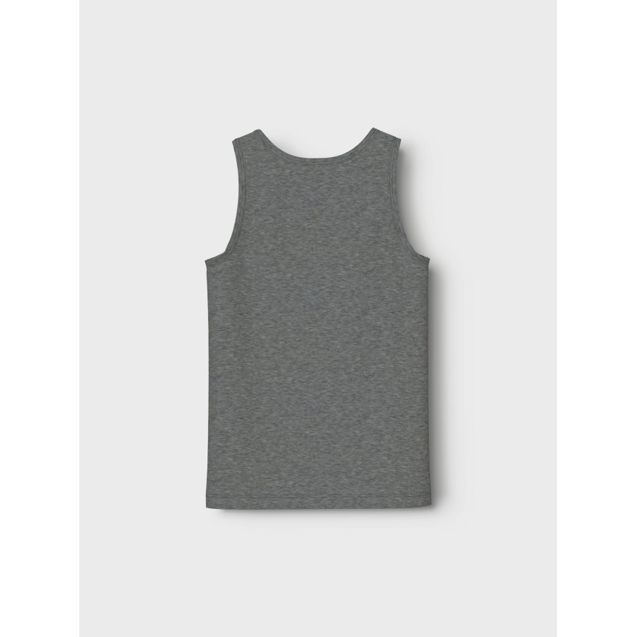 Name It – Undertrøje – 2-pak – Tea Leaf Dark Grey Melange - Image 2