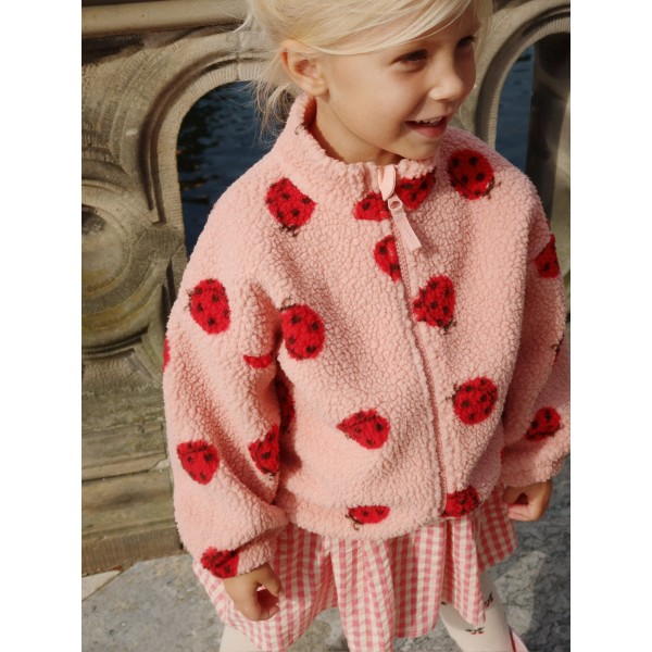 Konges Sløjd - Teddy Jakke - Jody - Ladybug Pink
