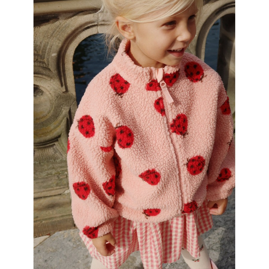 Konges Sløjd - Teddy Jakke - Jody - Ladybug Pink