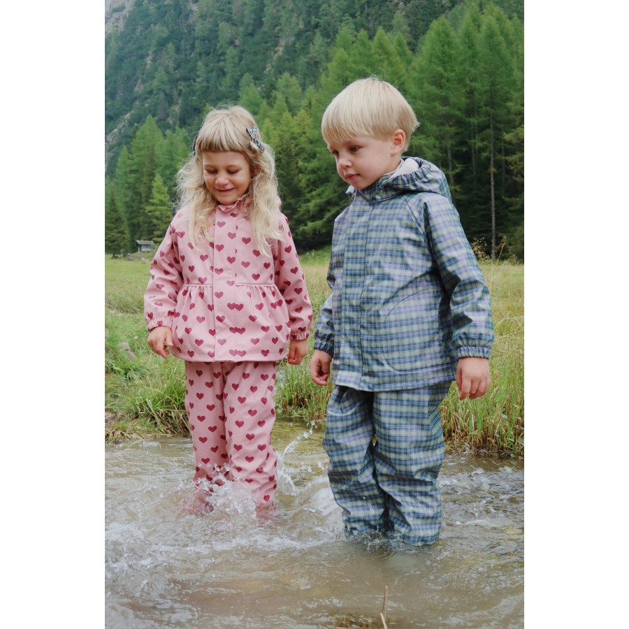 Konges Sløjd - Regntøj m. fleece - Rainy Palme - Amour Pink - Billede 7
