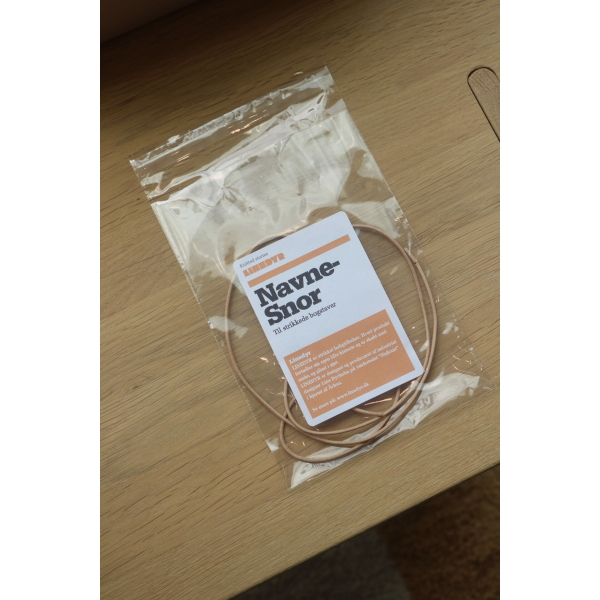 Linedyr - Snor til strikkede bogstaver