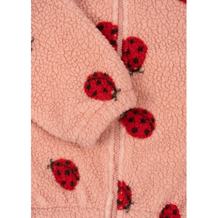 Konges Sløjd - Teddy Jakke - Jody - Ladybug Pink - Billede 2
