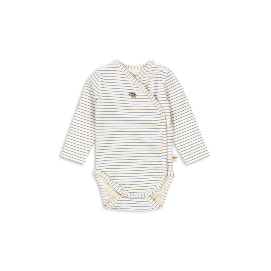 Konges Sløjd - Slå-om-body - Basic - Stripe Bluie