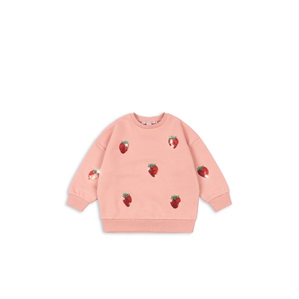 Konges Sløjd - Sweatshirt - Lou Sequin - Mellow Rose Strawberry