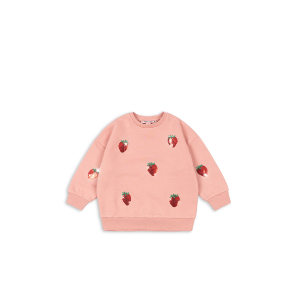 Konges Sløjd - Sweatshirt - Lou Sequin - Mellow Rose Strawberry
