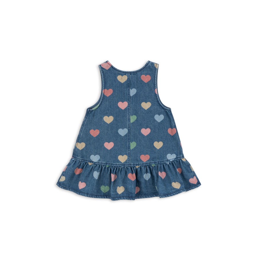 Konges Sløjd - Denim Kjole - Magot - Bon Coeur Coloré - Billede 2
